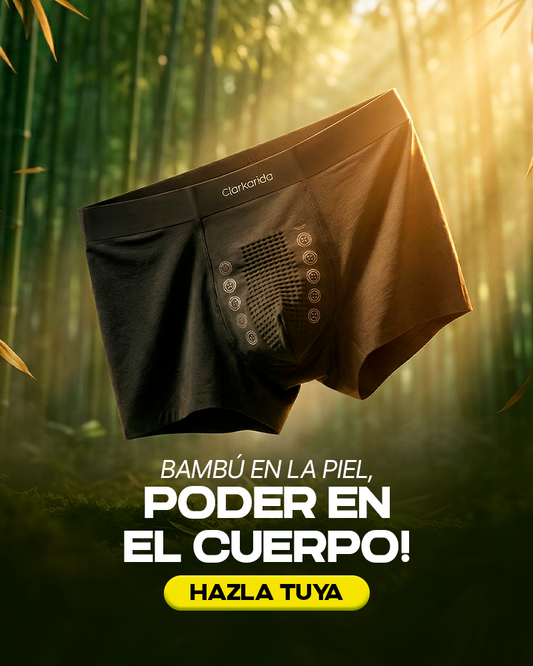 Clarkarida: Cueca de Bambú Transpirable y Antiolor ¡Compra 5 y llévate 5 más, solo por hoy!